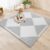 Funsland Alfombra Juegos Bebes, 36 Piezas Triangular Espuma Alfombra Puzzle Bebe, Antideslizante Alfombra Actividades Bebe 127×127 cm, Alfombras de Gateo para Vallas/Interiores/Exteriores