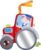 HABA 305407 – Cojín Tractor Suave para portabebés, Cochecito y Cuna con Elementos de Juego para Todos los sentidos, Juguete para bebés a Partir de 6 Meses, Multicolor