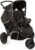 hauck Freerider Carro Gemelar Reclinable, Silla de Paseo Gemelar Plegable, Carrito Gemelos Ligero, Asientos Desmontables, Arnés 5 Puntos, Ruedas Grandes, hasta 30 kg, Negro