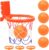 HOTUT Juguetes Baño, 5 Piezas Juguete de baño Mini Pelota de Baloncesto con Ventosa,Juguetes de baño para bébé,Juguete Montessori Bebes para Niños y Niñas, Interior, Exterior