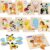 Huiguli 12 Piezas Puzzles de Madera Juguetes Bebes, Juguetes Educativos Montessori, Puzzles Animales Infantil 1 2 3 Año, Rompecabezas Madera para Regalo Cumpleaños Navidad