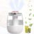 Humidificador bebes mocos y tos,humidificador silencioso,humidificador niños,capacidad (2,5 L),humidificador bebes aceites esenciales,ultrasónico,con luz nocturna,regalo aceite esencial de eucalipto.