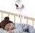 inRobert Universal Baby Monitor Soporte de cámara para montaje en pared 360 Soporte de cámara flexible sin perforación Compatible con la mayoría de los monitores para bebés y teléfonos (blanco)