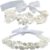 IUDWCG 2 Pcs diadema bebe,diadema bebe niña cinta grosgrain,diadema boda niños diadema recién nacido,diadema encaje gasa moda diadema elástica