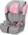 Kinderkraft COMFORT UP I-SIZE 76-150 cm, Silla de coche bebé, Silla coche para niños, Sillade, Cinturón, regula en 11 niveles, Grupo 1/2/3, 15 meses – 12 años, 9-36 kg, Rosa