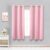 KOUFALL Cortinas de color rosa bebé para habitación de niños, opacas, cortas, decoración de habitación de princesa para dormitorio de niña, ventana de baño, 45 pulgadas de largo