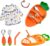 MINI DU BABY SHOP – Set Completo de Vajilla de Silicona para BLW – Plato con Ventosa Anti-Vuelco, Babero Impermeable, Libre de BPA – Ideal para Iniciar la Alimentación Complementaria