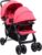 MOONAIRY Carrito para Gemelos tándem, Cochecito Bebe, Coche Bebe, Baby Stroller, Rojo Acero