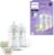 Philips Avent Natural Response – Set de regalo para bebés: 2 biberones anticólicos de 260 ml con tetinas T3 (para bebés de 1 mes o más) y 2 chupetes Ultra Air (modelo SCD657/12)