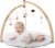 Promise Babe juega con la madera del bebé del arco y la manta del bebé, Nature Wood baby juega con el arco y Star Moon Cloud toy hanging Table cuna mantas del bebé y actividades juegan con el arco