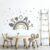 Tanlaby Arcoíris Animales Pegatinas de Pared Safari Animales Adhesivos Vinilos Boho Gris Bosque Jirafa León Decorativos Pared para Bebé Habitación Cuarto de Jugar Guardería Infantiles