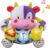 VTech- Vaca muusical Peluche Interactivo de Bebe con Suaves, 3 – 24 meses, Multicolor, única (3480-166022)