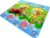 WOZLO Alfombra de Juegos Bebe Plegable Reversible,Alfombras para Gatear para bebés, Alfombra Actividades Bebe, Alfabeto Alfombras De Área Educativa para Niños Pequeños, 180x120cm