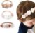 ZOPJUMA Diademas para Recién Nacidos,3 Diademas de Grosgrain para Niñas Diademas Elásticas Florales Diademas para Recién Nacidos para Bebés, Niñas, Niños Pequeños,Accesorios de Fotografía