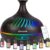 ZOVHYYA 500ML Difusor de Aroma Difusor de Humidificadores con 7 LED Control Remoto Difusor de Aceite Esencial con 8 Aceite 4 Temporizador 2 Patrones de Pulverización Apagado Automático Silencioso