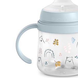 bebe little vaso bebe antiderrame botella agua training 360 silicona asas lavavajillas