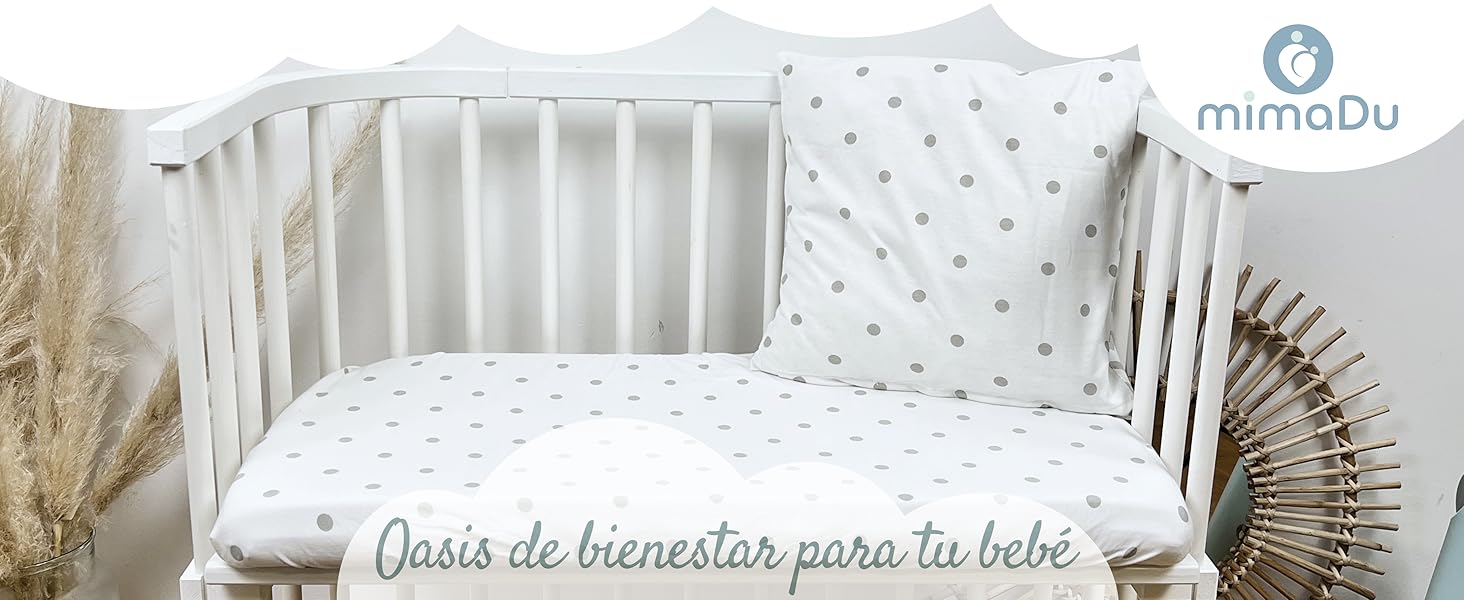 Oasis de bienestar para tu bebé con la ropa de cama mimaDu