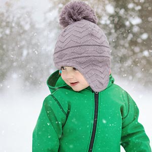 Bambino Cappello Invernale Berretto in Maglia