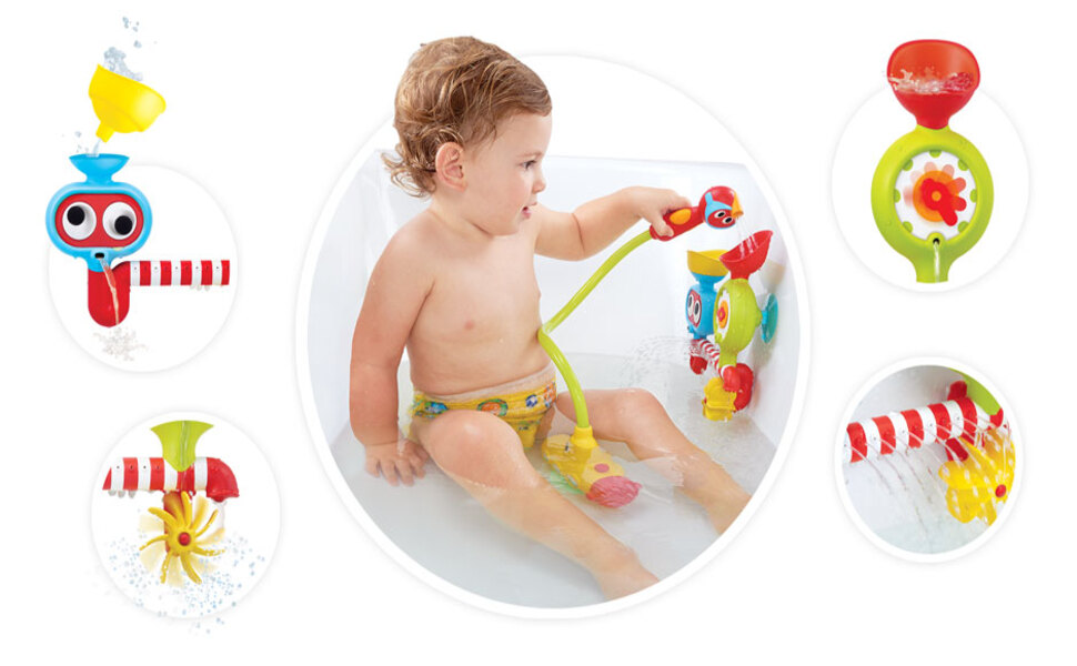 yookidoo, juguete bañera, juguete baño, juego agua, ducha bebé niño