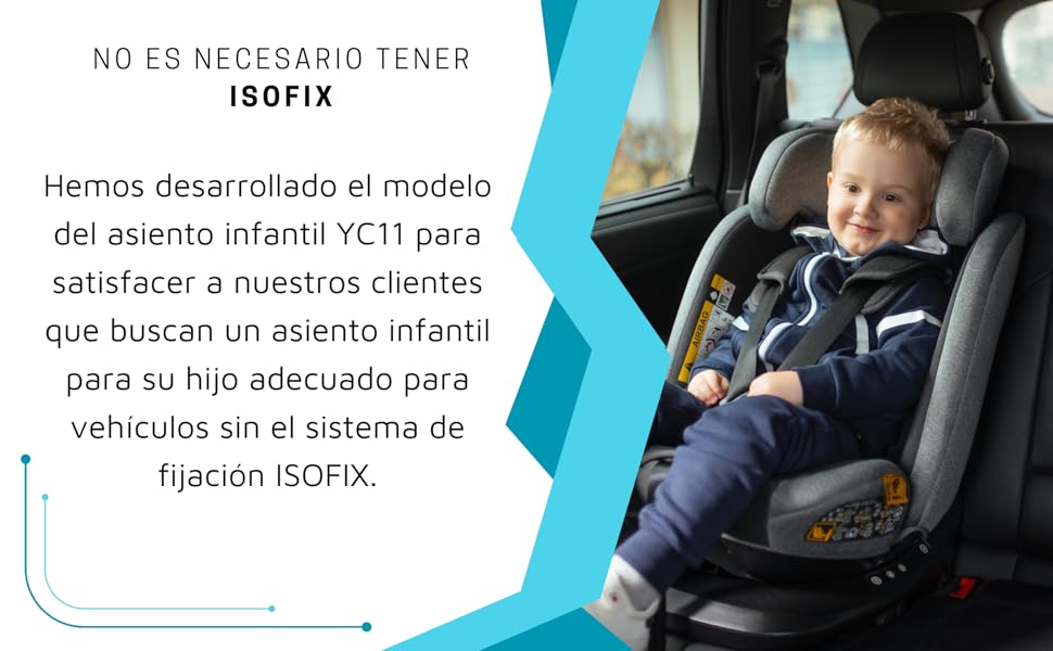 Silla coche sin isofix