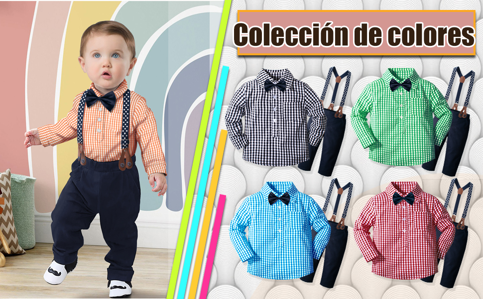 conjunto de traje de caballero de primavera para niños