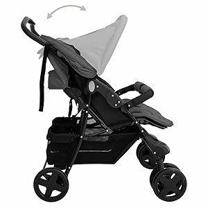 Carrito para Gemelos Silla de Paseo Gemelar Carro Gemelar Sillita Doble 