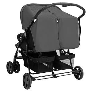 Carrito para Gemelos Silla de Paseo Gemelar Carro Gemelar Sillita Doble 