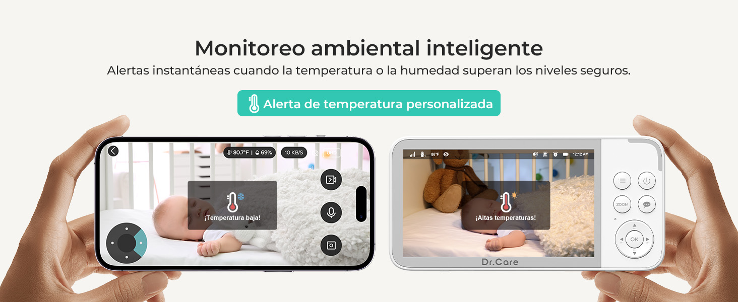 Dr.Care Monitor Inteligente para Bebés VistaView