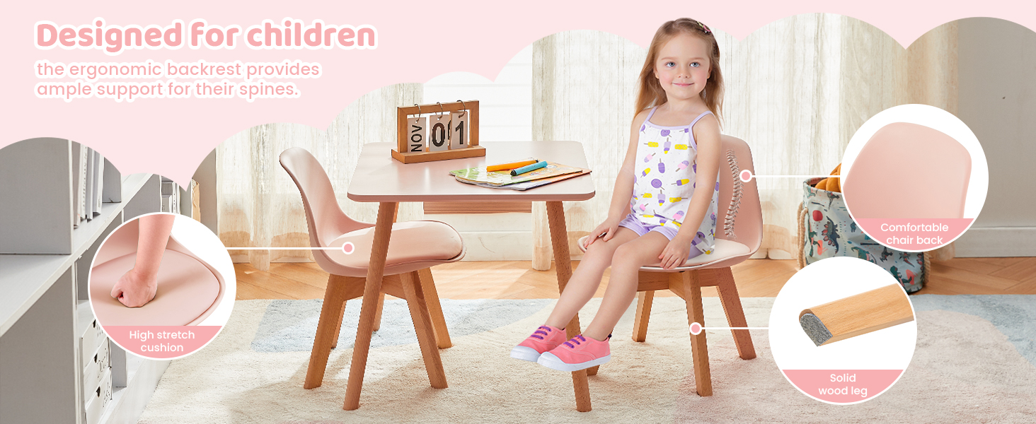  Mesa Infantil con 2 sillas