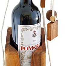 The magic wine safe wooden puzzle