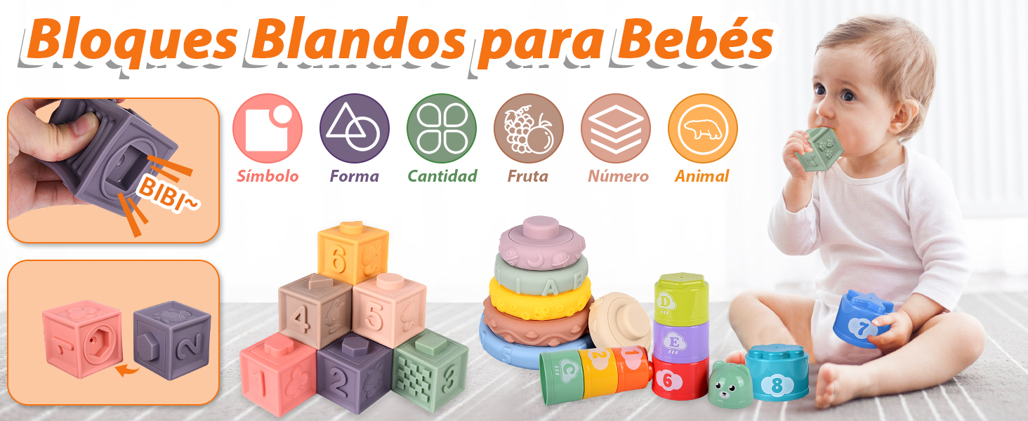 Juguetes Montessori para bebés