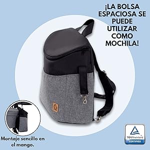 bolso para cochecito de bebé 3 en 1