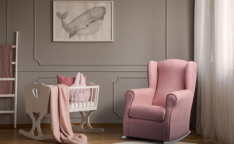 sillon lactancia rosa