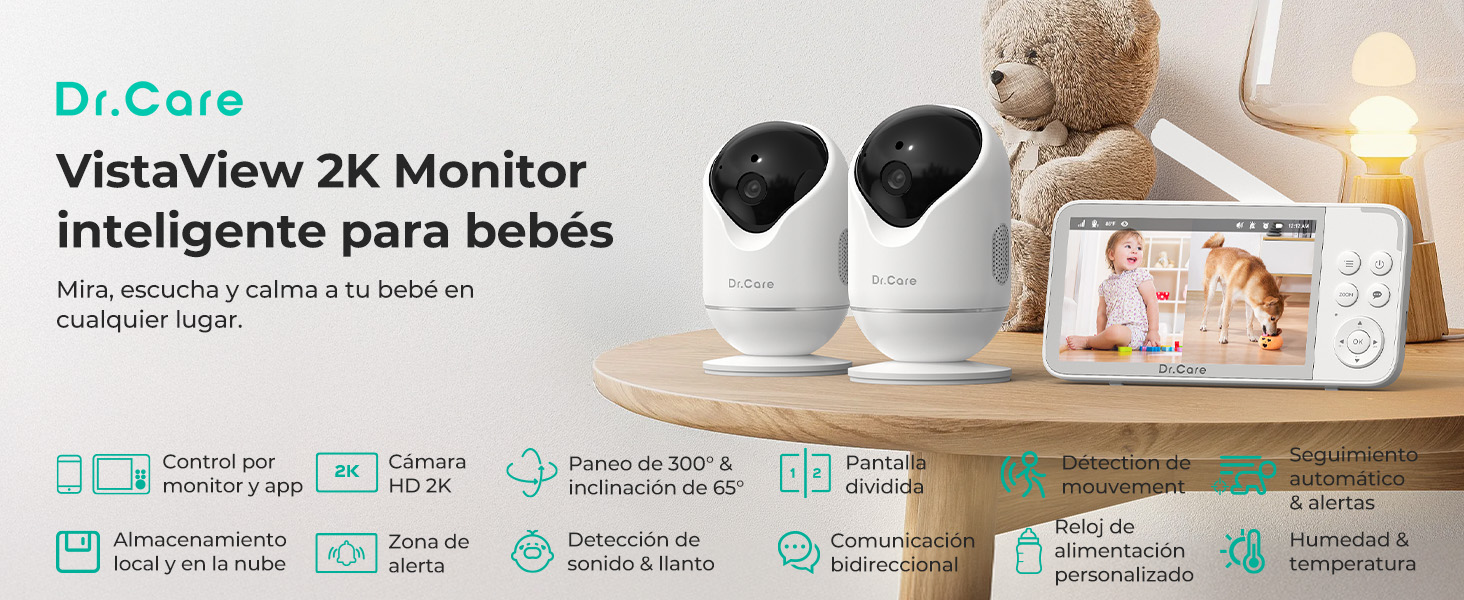 Dr.Care Monitor Inteligente para Bebés VistaView