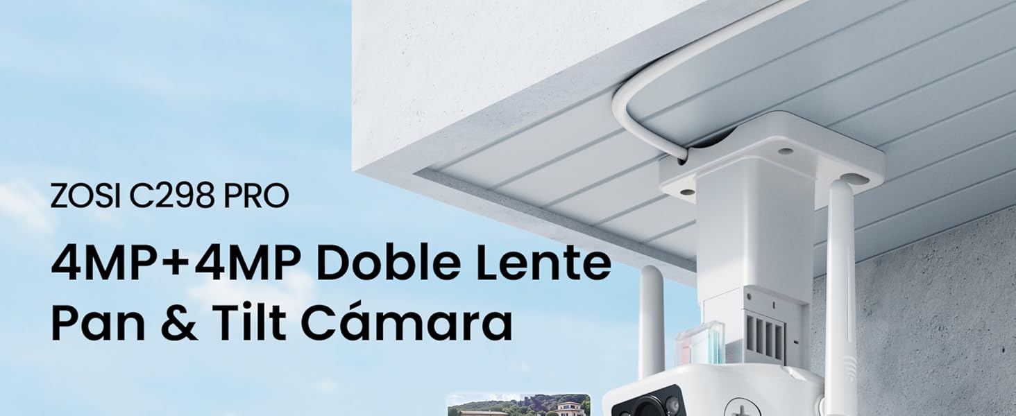 camara wifi con doble lente