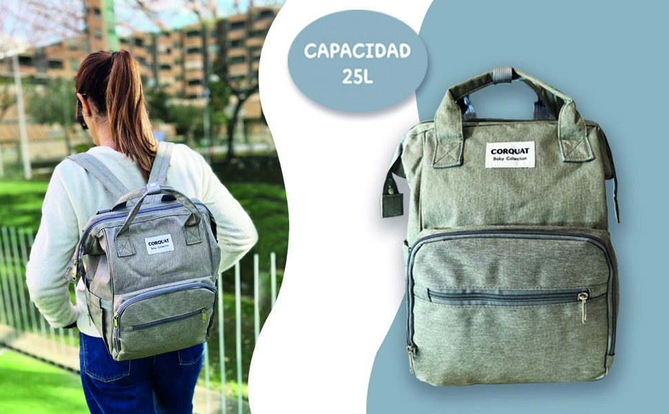 Mochila gris