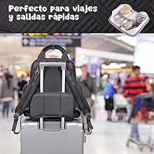 Mochila para maleta, mochila de viaje bebes