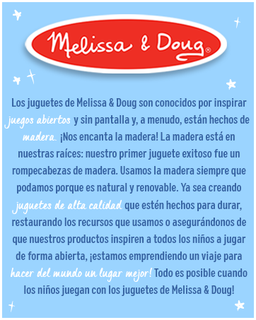 Melissa & Doug pantalla libre juego abierto juguetes de madera de alta calidad todo es posible