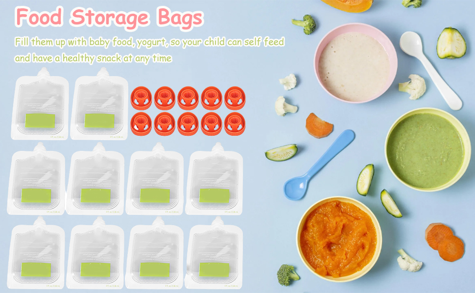 Baby Fruit Puree Bags