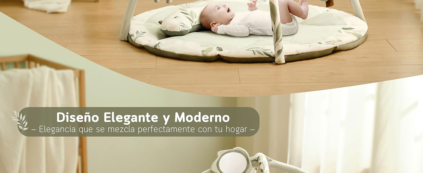 Centro de Actividades para Tummy Time Espacio suave y cómodo para que tu pequeña estrella explore