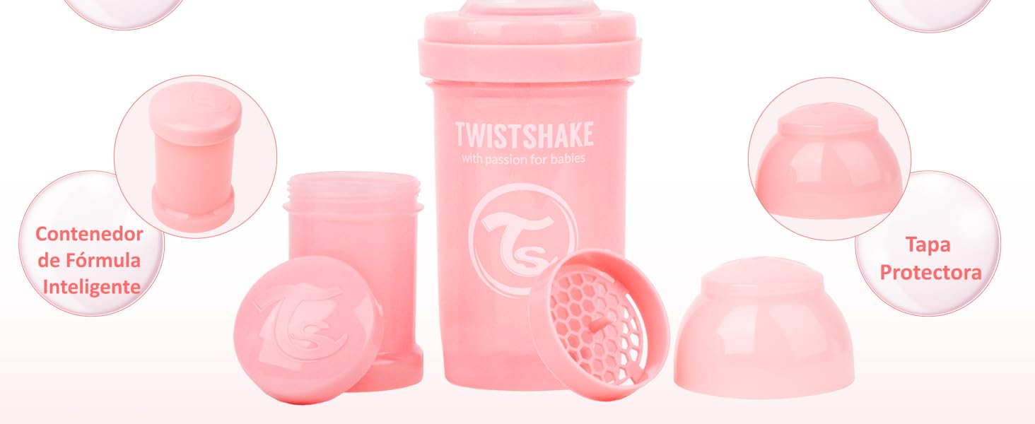 twistshake bottle pink