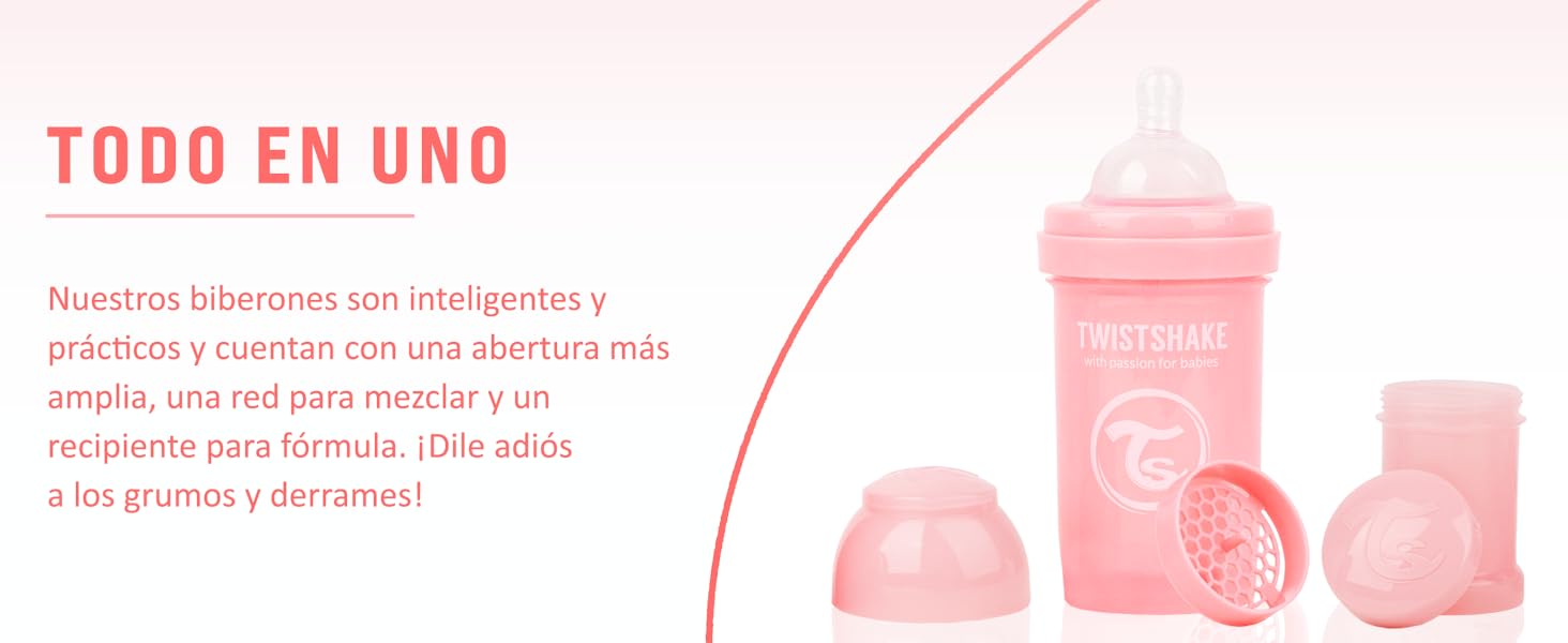 twistshake bottle pink