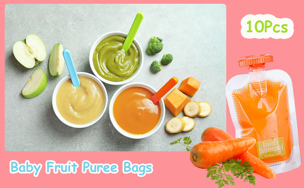 Baby Fruit Puree Bags