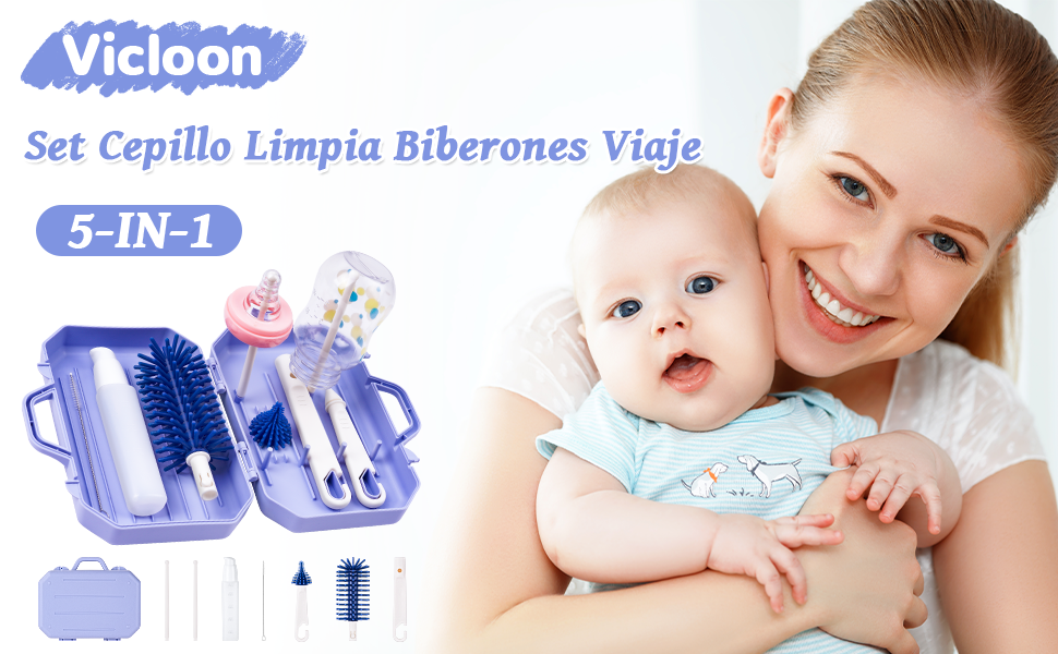 Vicloon Cepillo para Biberones