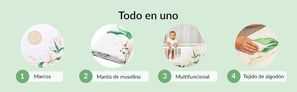 Manta Meses Bebé En Español | Muselinas Bebé Algodón | Manta Bebe Personalizada, Unisex