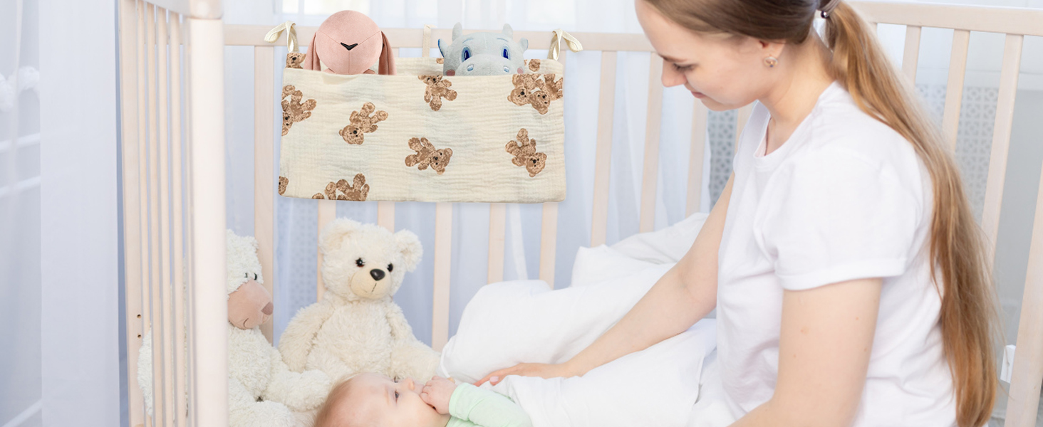 organizador de cama de bebé