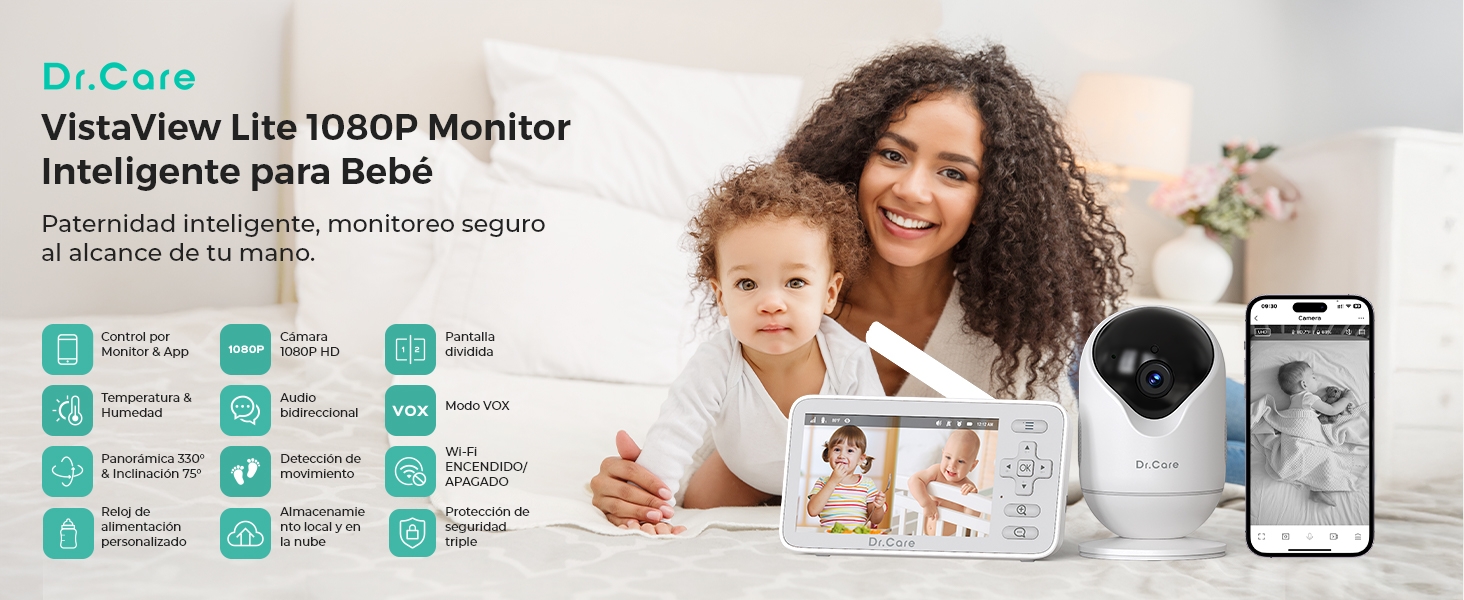 Dr.Care VistaView Monitor de Bebé 