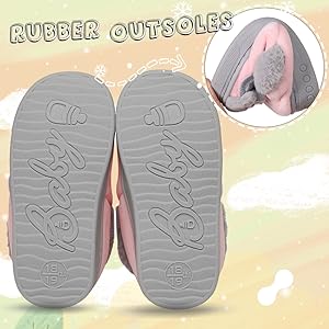 Zapatillas de Estar por Casa Niño Niña Zapatos Pantuflas Invierno Mujer Hombre Caliente Slippers