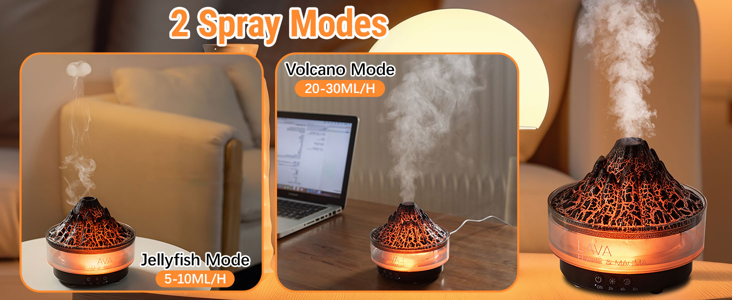 Humidificador Aceites Esenciales con 7 Luz de Color