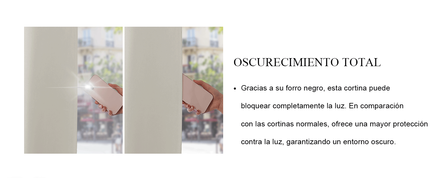 cortinas opacas totalmente